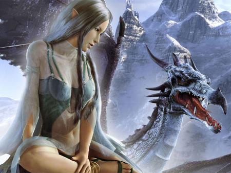 L'elfe et le dragon