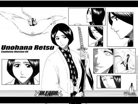 Unohana Retsu,capitaine de la 4eme division du gotei 13
