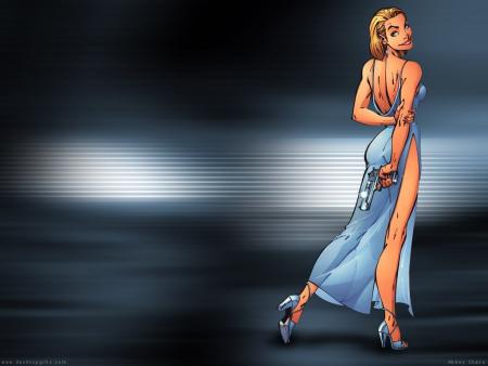 Abbey Chase de danger Girl par J.Scott campbell