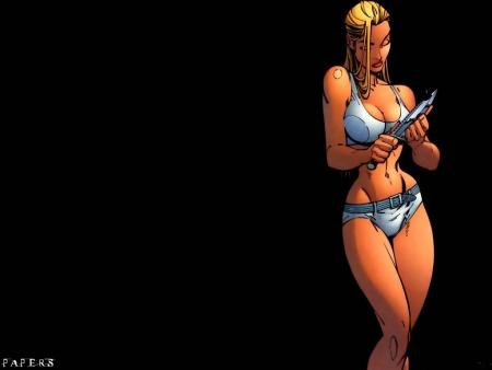 Natalia kassle de danger Girl par J.Scott campbell